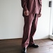 Cale “ Khadi Garment=dyed Easy Pants ( Purple )”