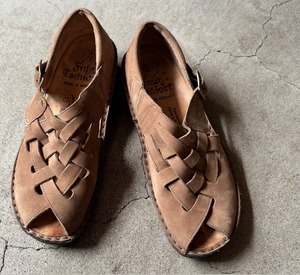 なおふみ様専用 Old suede leather sandals