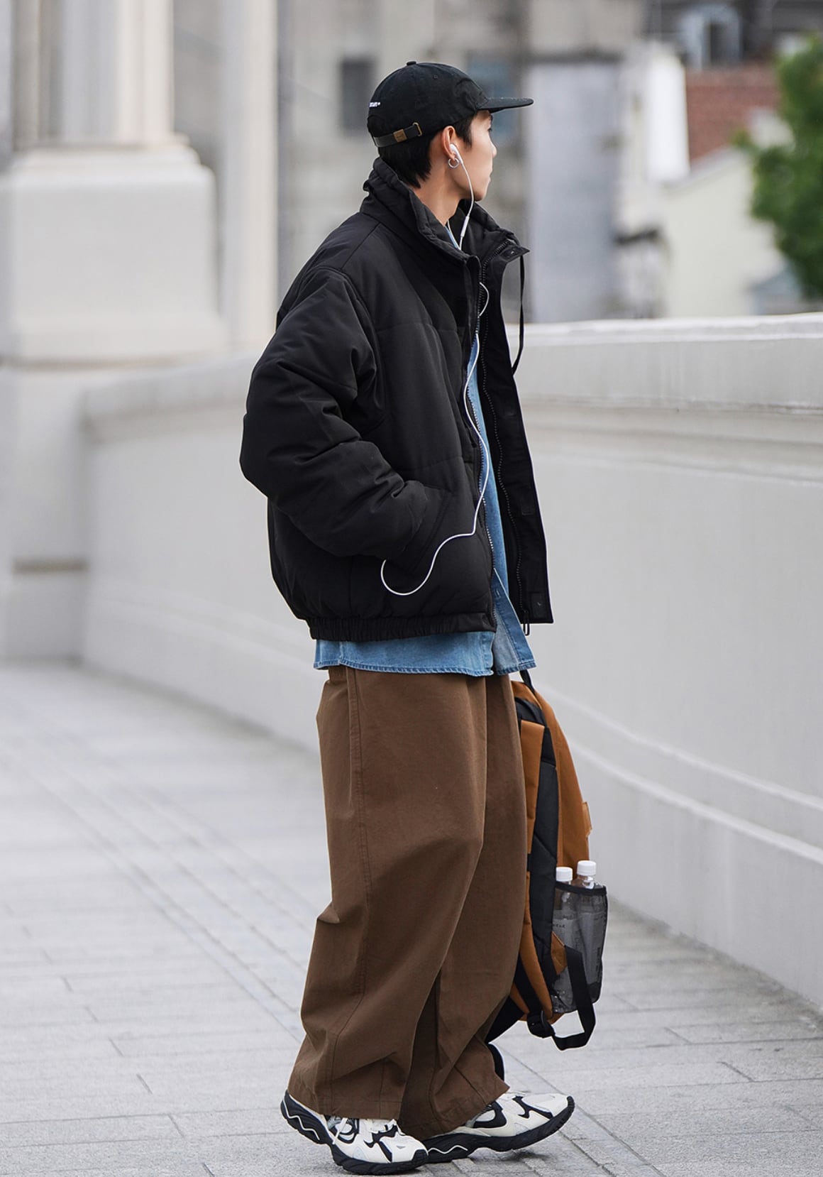 【ヴィンテージ】スタンドカラー　デザインジャケット　レトロ　　used W8