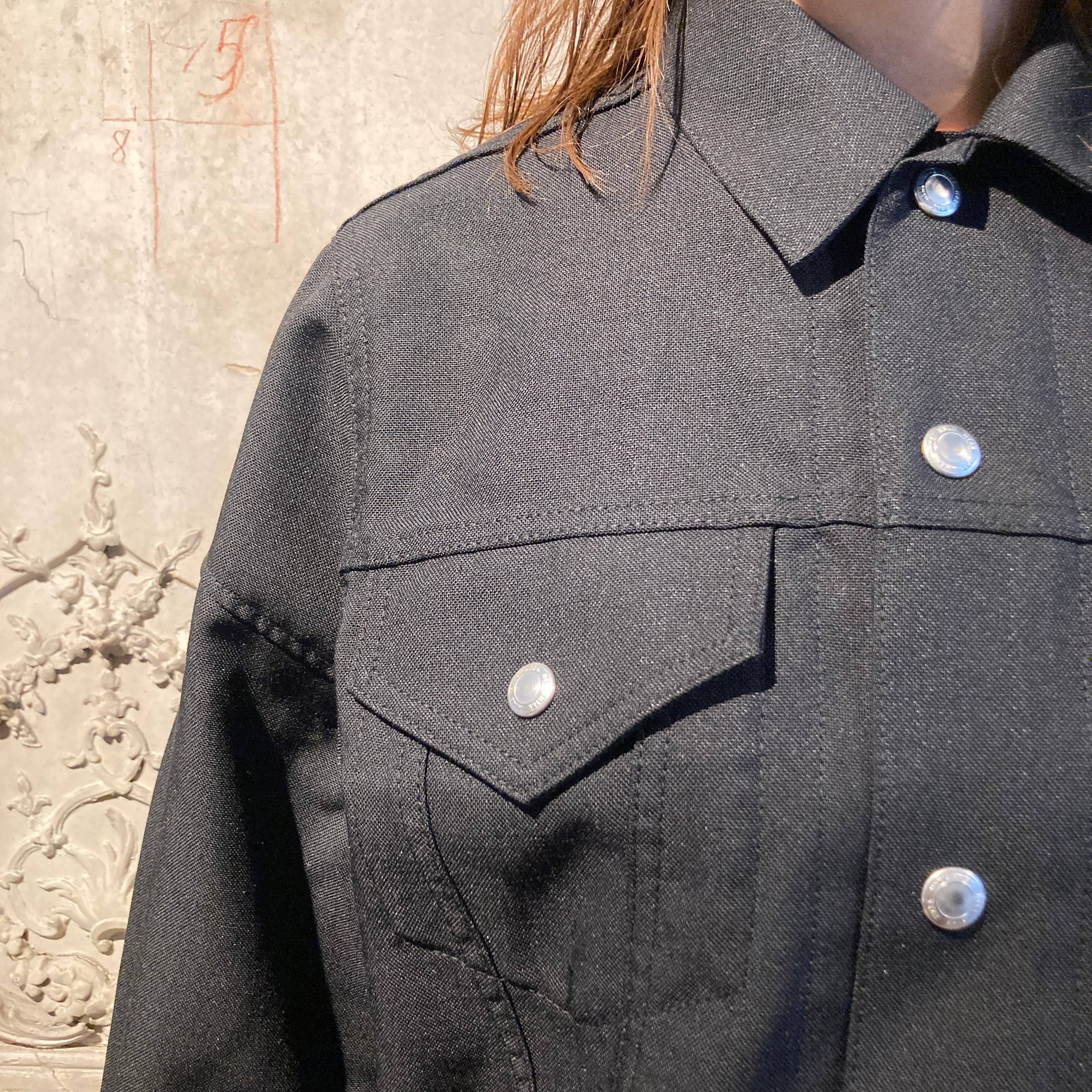 HYKE【ハイク】 OXFORD BALLOON SLEEVE JACKET TYPE3 / REGULAR FIT