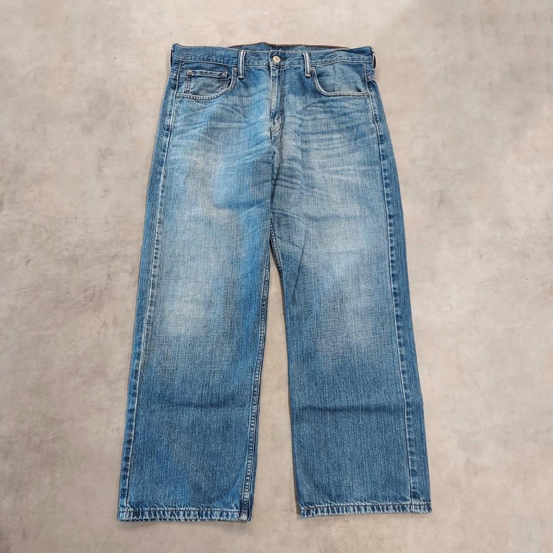 リーバイス569 Levis W34 ブルーデニム 青 ボトム 古着 18382