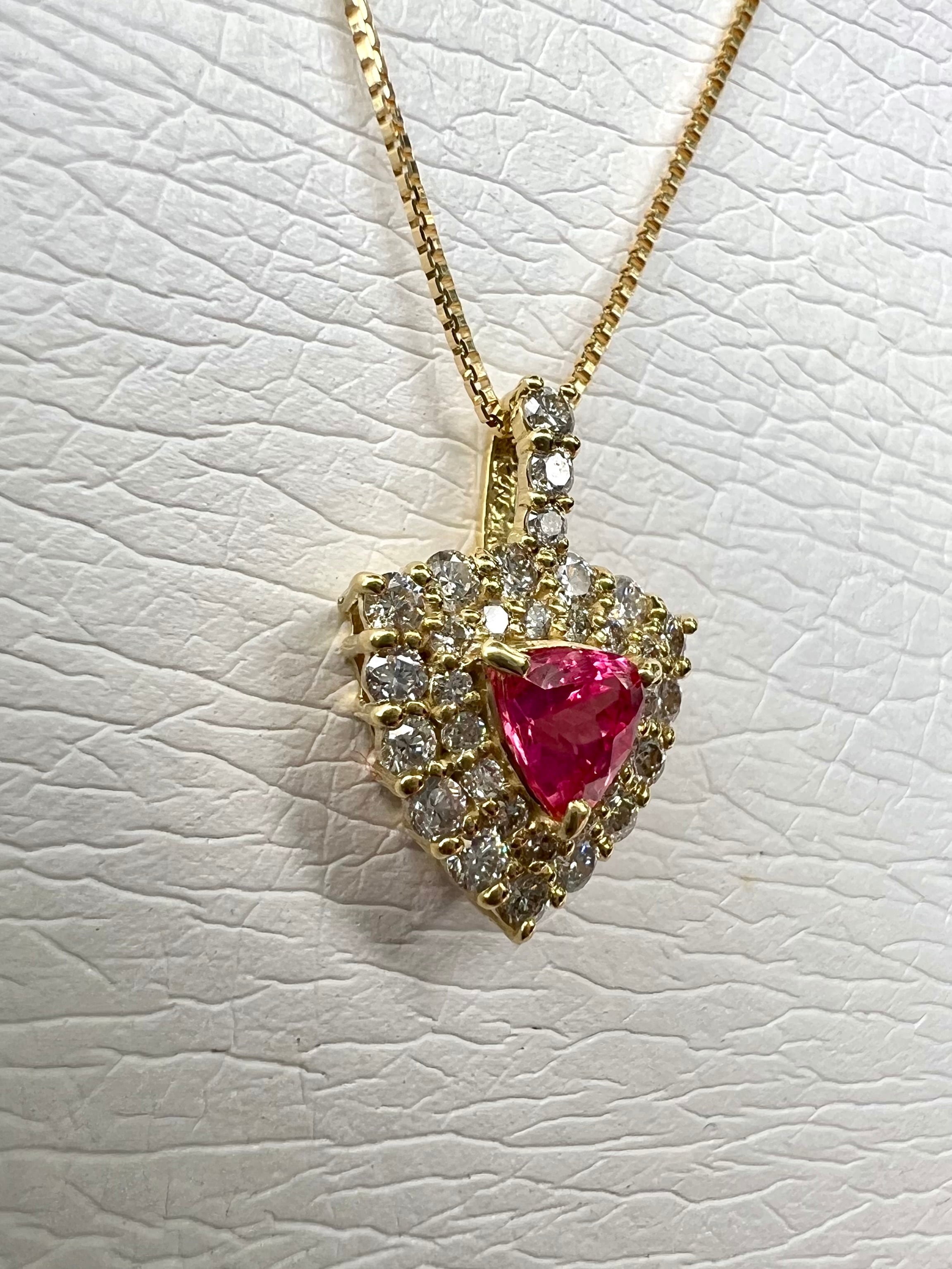 超高発色！AYANA SPINEL 鮮やかアヤナスピネルHOT PINK K18ダイヤモド