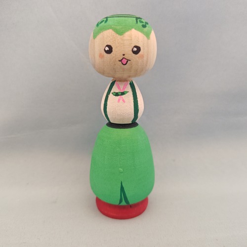 新山真由美工人　ずんだもんミニこけし①