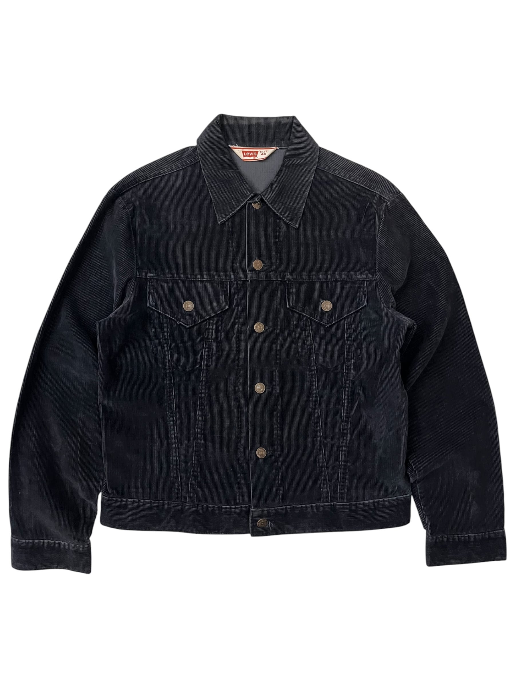 80s Levis 70609 0270 ブラックデニムジャケット シェルパ 80s Levi's 70609-0270 Black Denim Sherpa Jacket Made in U.S.A. 80