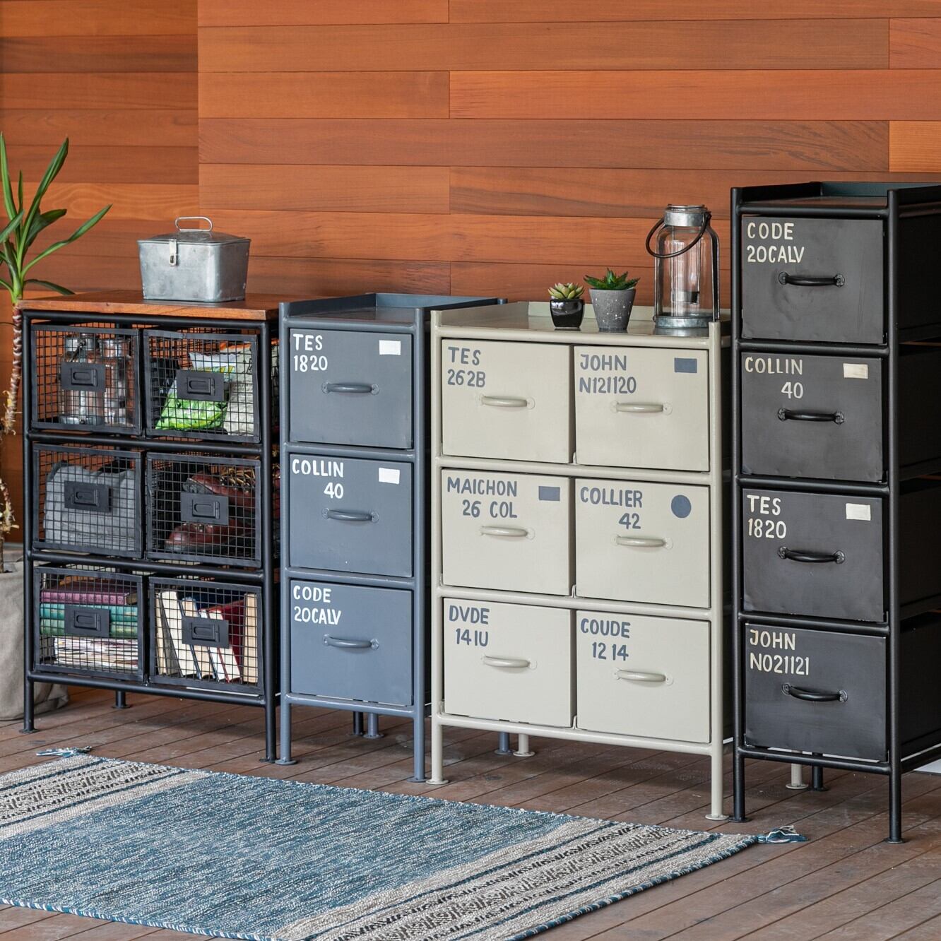 VERTICAL 6 DRAWERS CHEST - CAGO / 縦型 スチールチェスト 6杯 