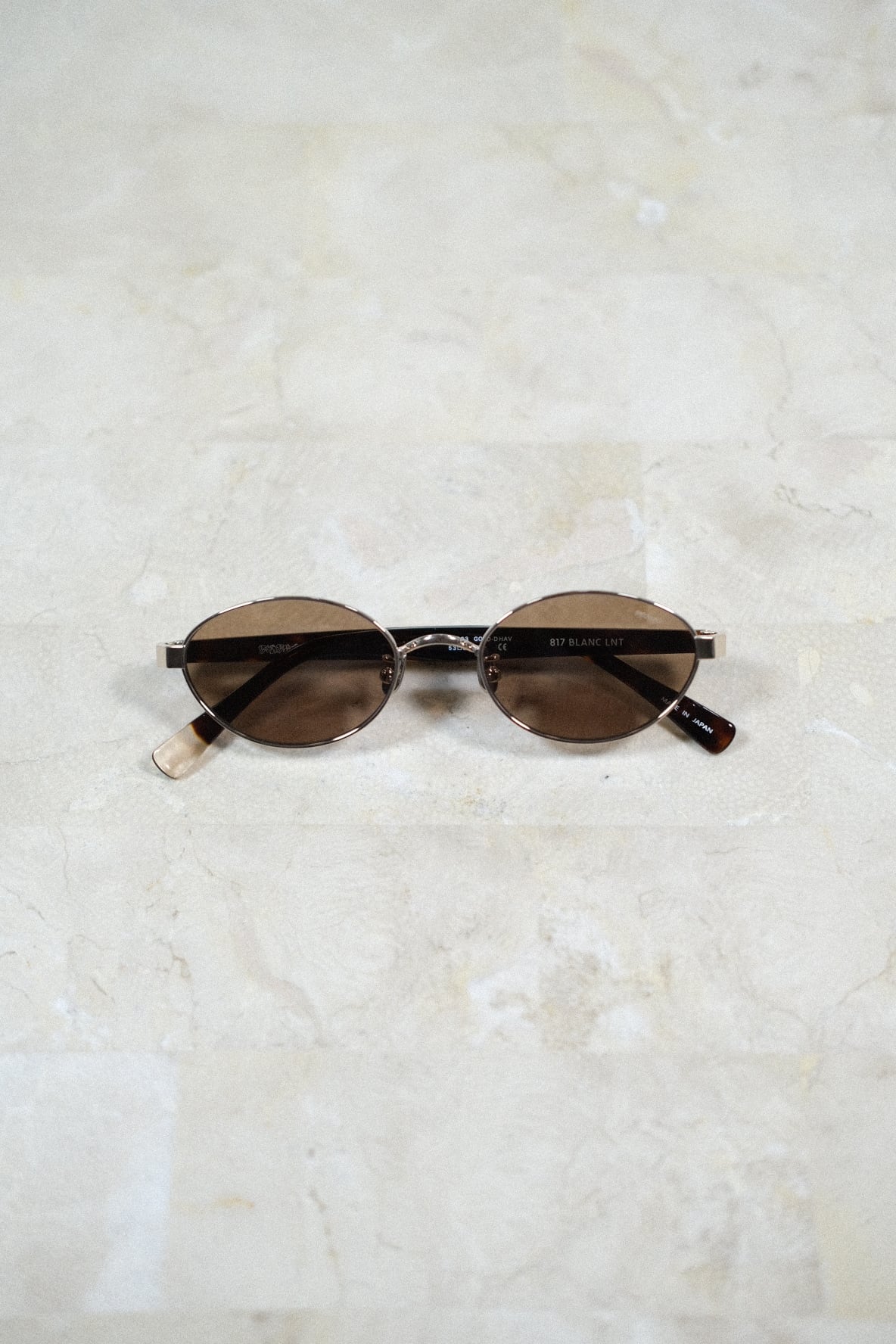 FETICO × BLANC..】METAL OVAL SUNGLASSES - HAVANA - | loop