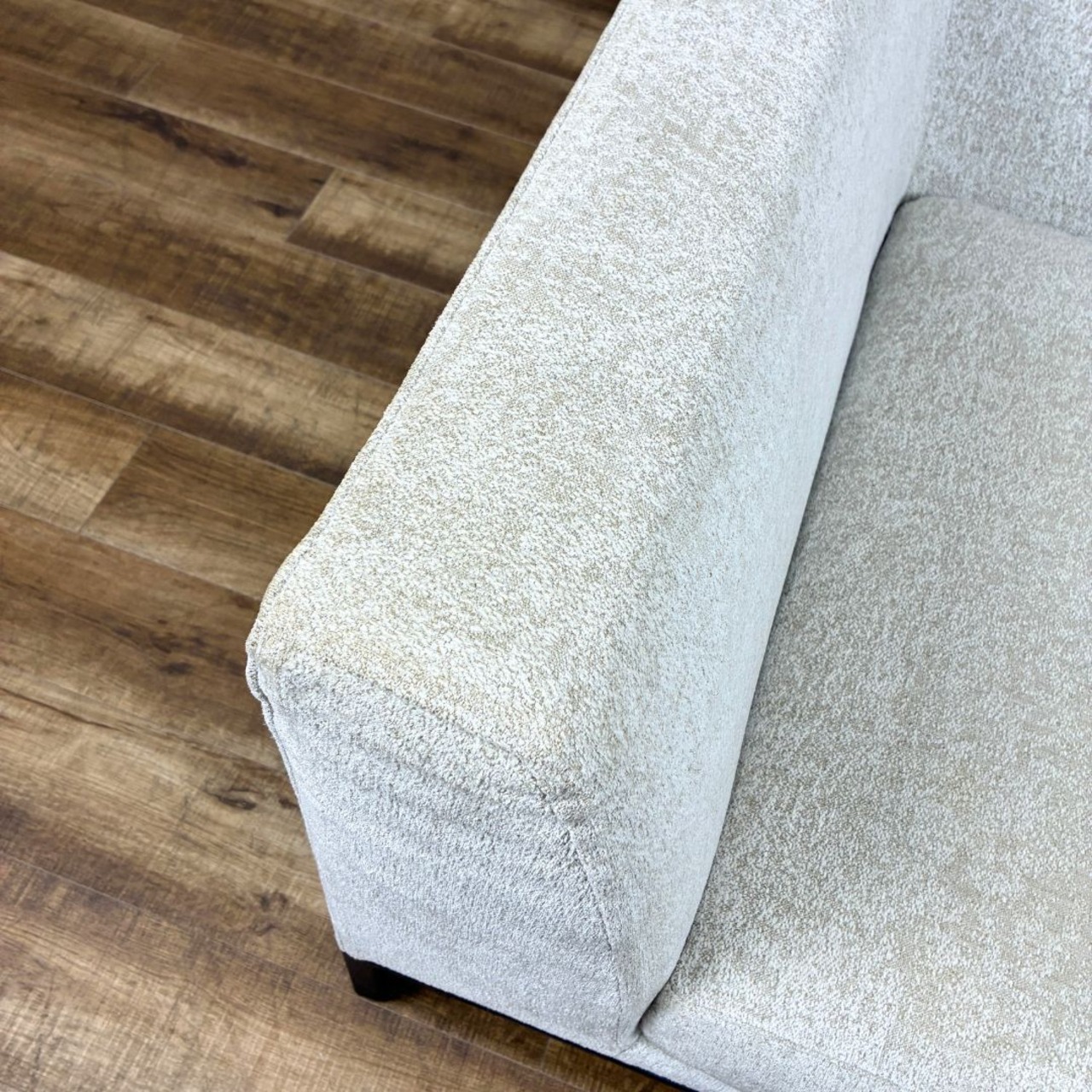Cassina ixc. GRAB home 2人掛けソファ オットマンセット 右ひじ掛けアーム デザイナーズ家具 モダン ファブリック ベージュ系【中古】【350サイズ】
