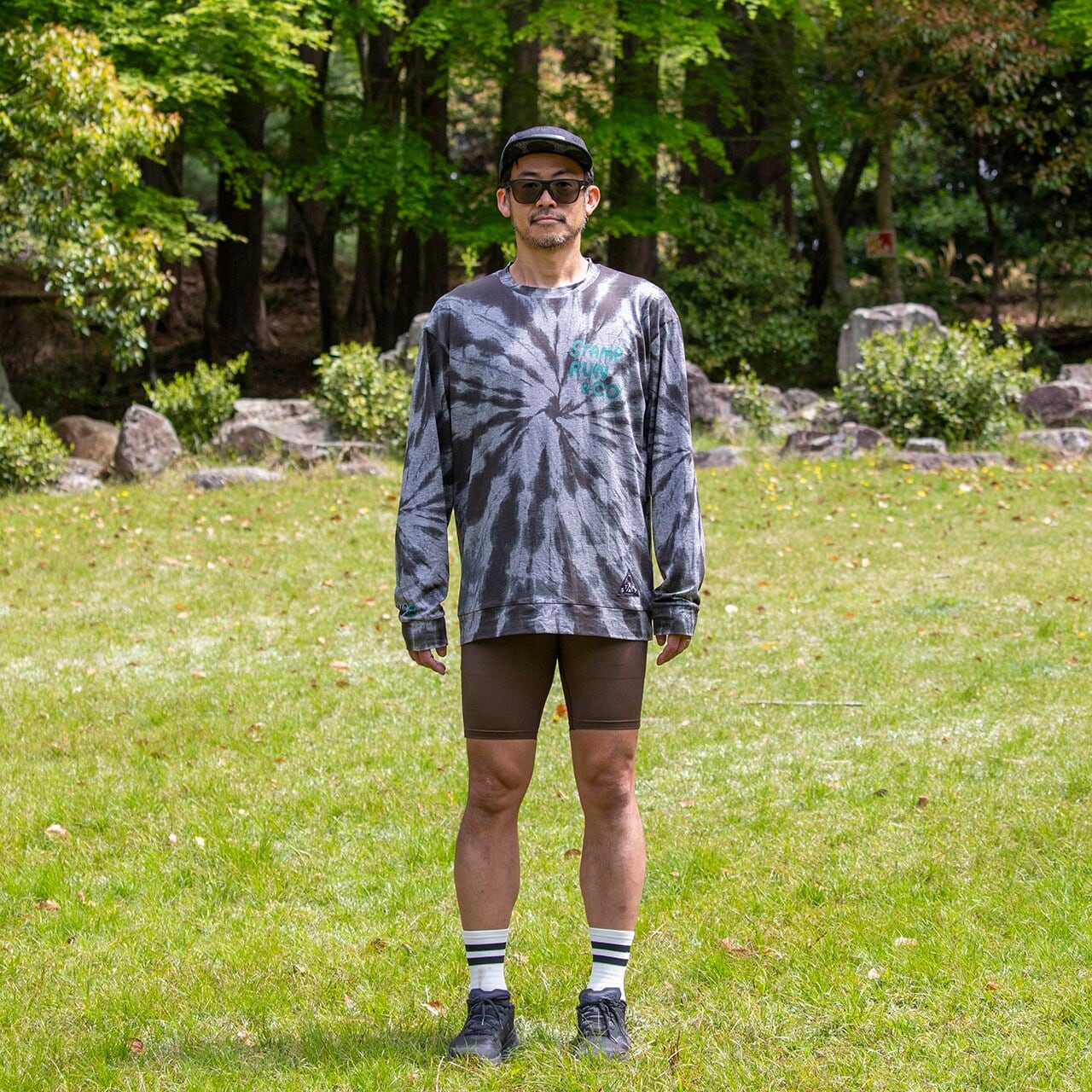 STAMP RUN&CO（スタンプ ランアンドコー）STAMP MENS 1/2 CARGO TIGHTS