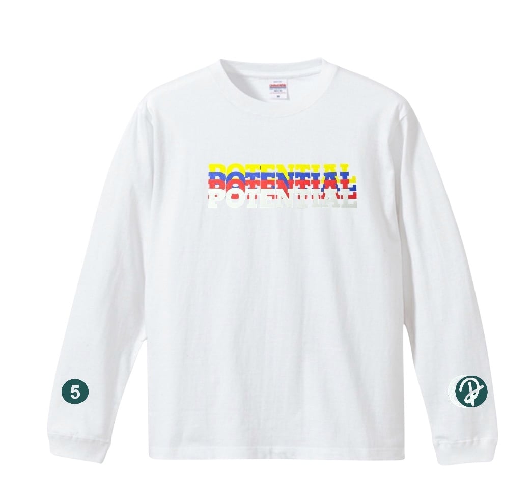 LIMITED POTENTIAL | シグナル | プリント | ロンT | ホワイト | POTENTIAL