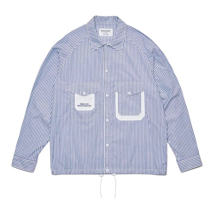 MOUNTAIN RESEARCH (ﾏｳﾝﾃﾝﾘｻｰﾁ) - PHIL PKT. SHIRT MTR4268 Blue