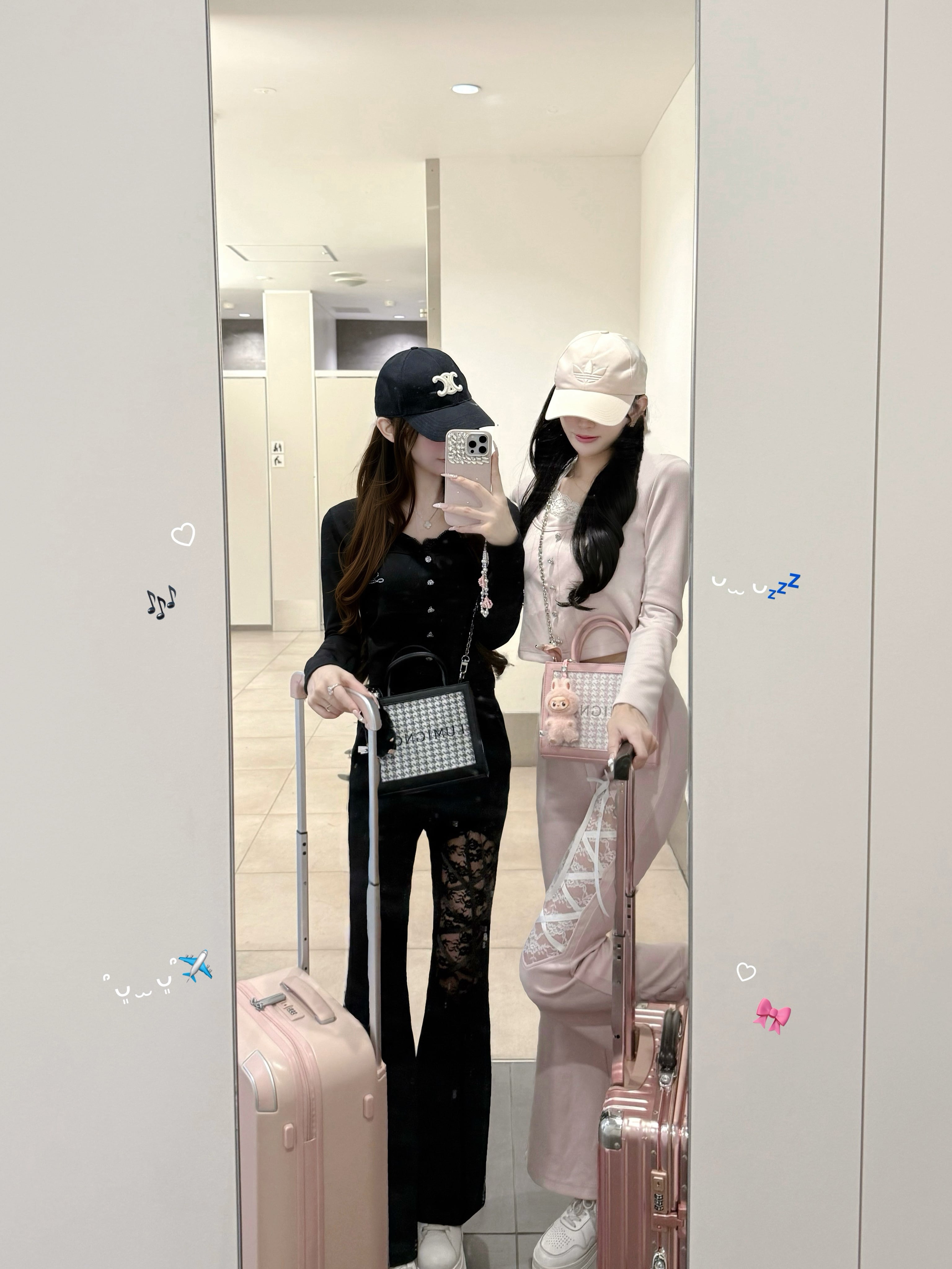 ♥4日間限定受注♥ Sugar lace ribbon set up【ブラック】 | Lumignon