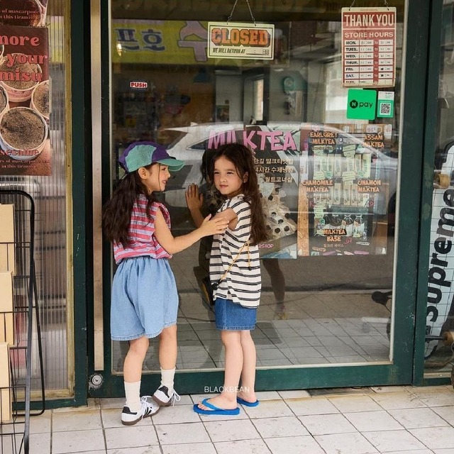 《取寄》サンデーノースリーブ：kids【blackbean】※送料無料