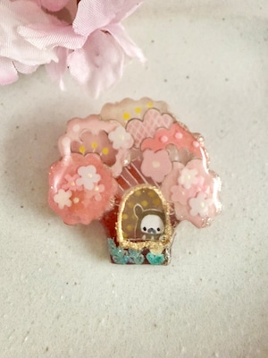 ブローチ『桜満開だる☆』