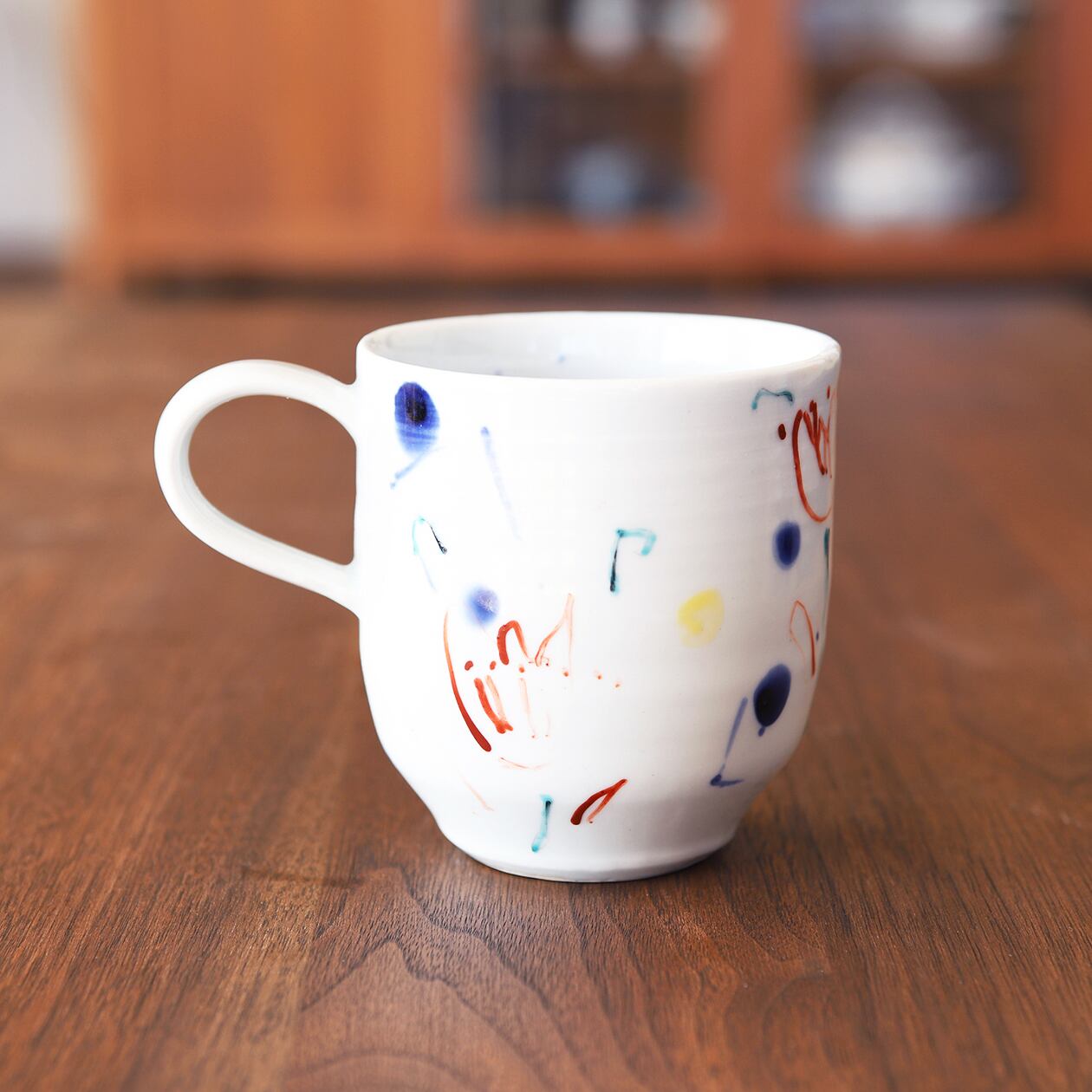 貞土窯【マグカップ No,B-1 】手造り手描きの一品作 松尾貞一郎 貞土窯