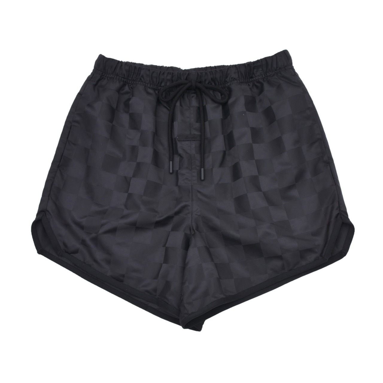 【ESSENTIALS】CHECKERED GYM SHORT - 1