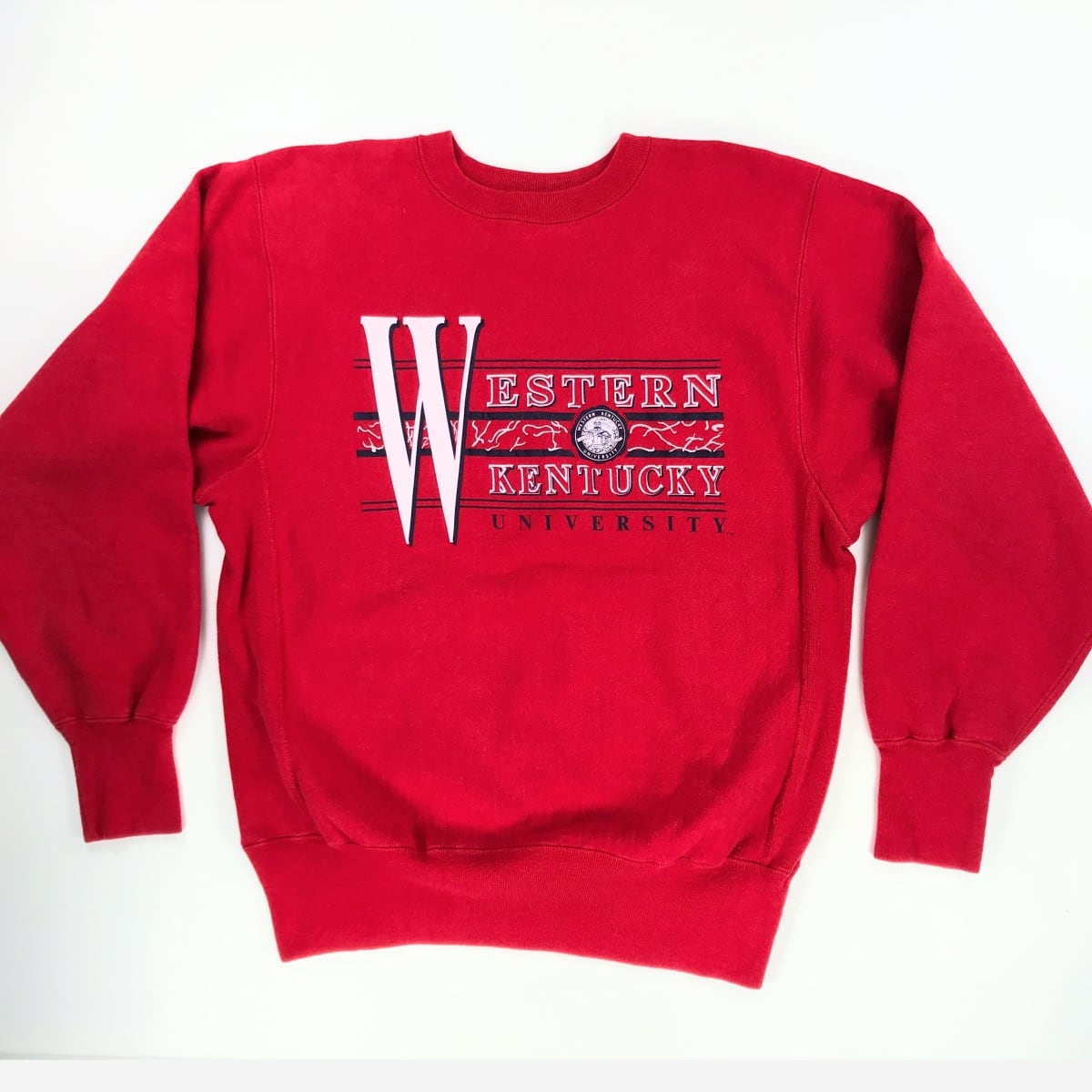 90s USA製 刺繍タグ 】 champion リバースウィーブ 赤