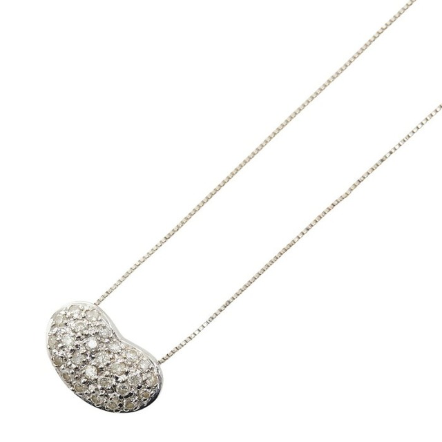 K18WG ホワイトゴールド ダイヤ0.30ct ネックレス レディース 【中古】