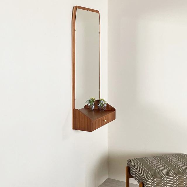Wall mirror with drawer / MI006