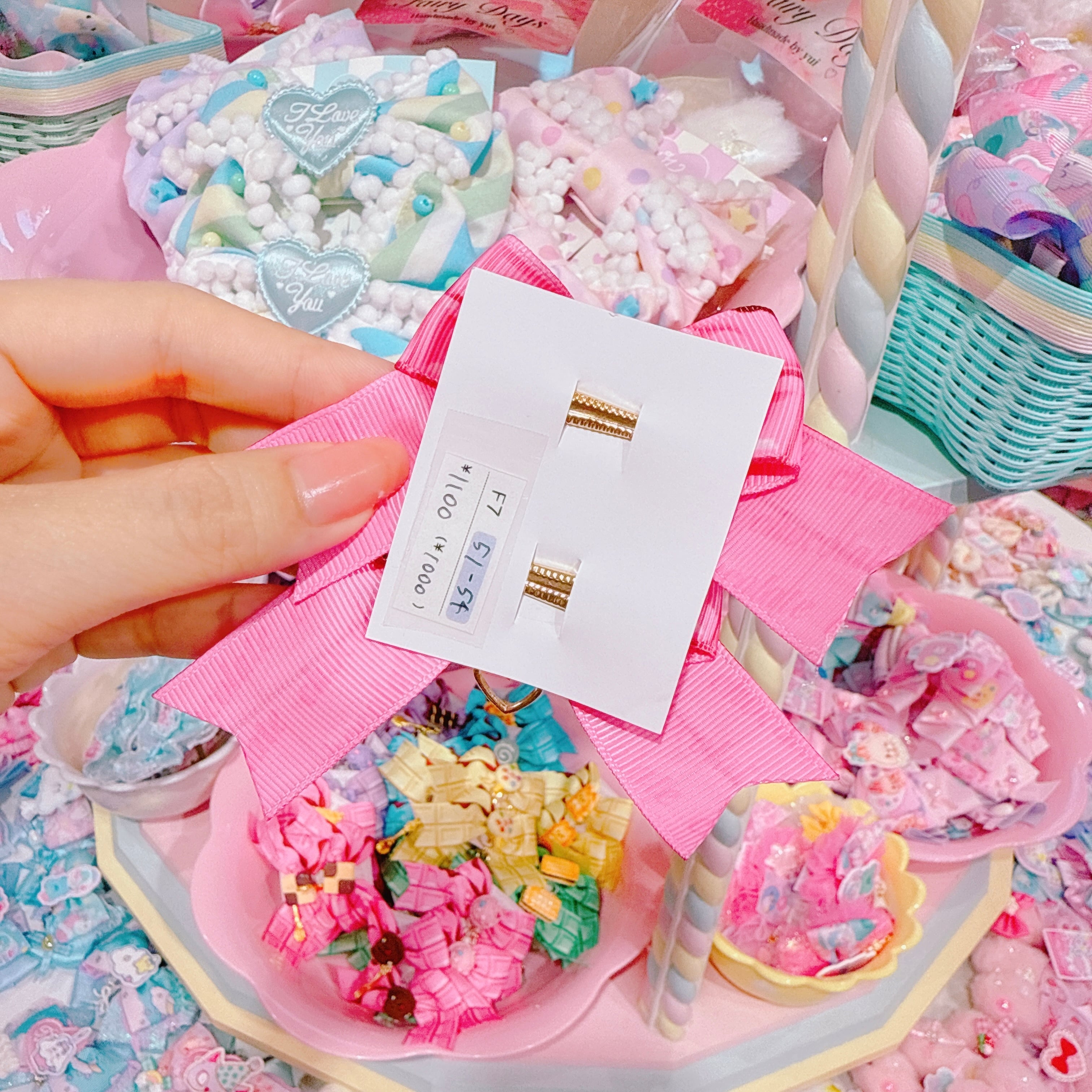 【F7】51-54ツインヘアクリップ