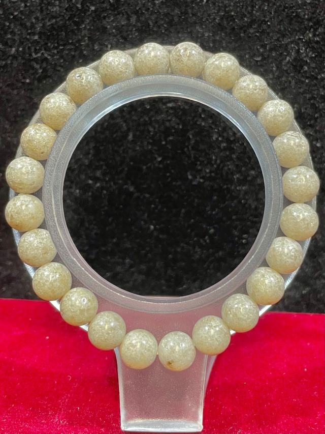 1) 天孫降臨！霊性クオーツ「神石・ニニギ水晶」ブレスレット8mm