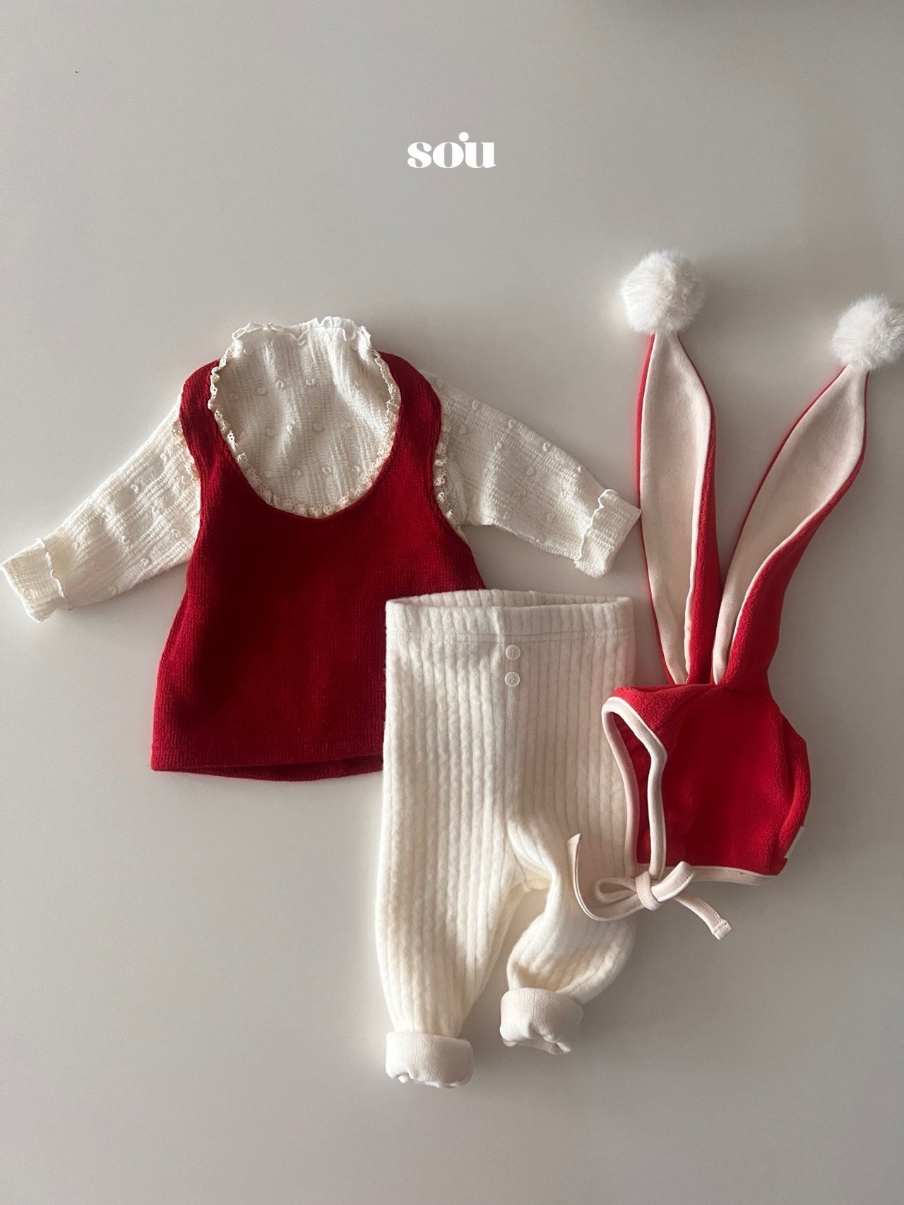 SO U［取寄］rabbit santa bonnet 26winter