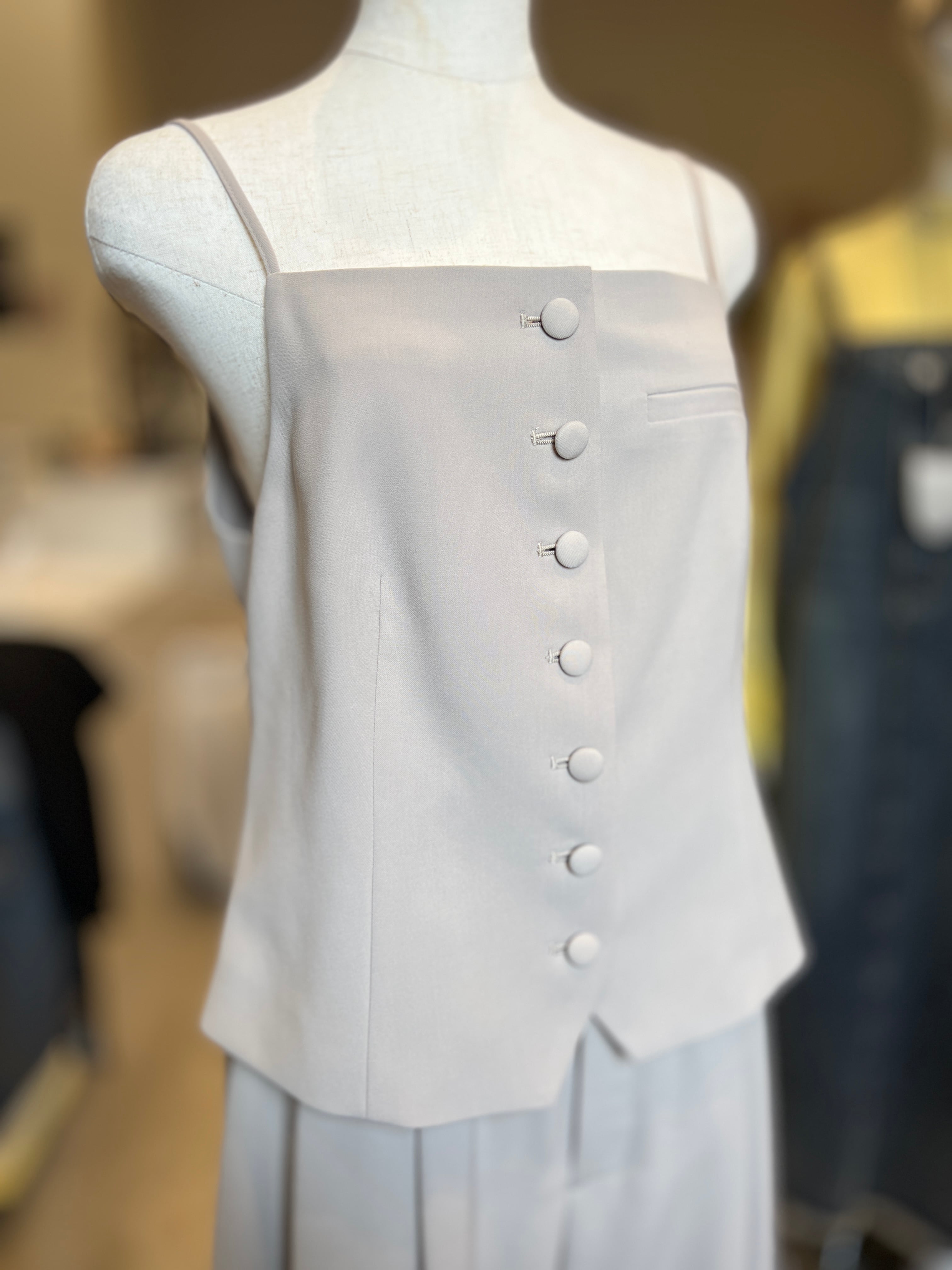 【PASSIONE】3ピース可サイドジップキャミビスチェ 616956