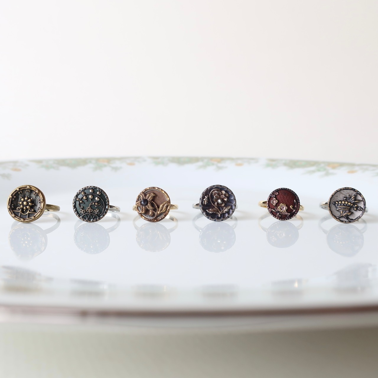 ダイヤのお花(gold)