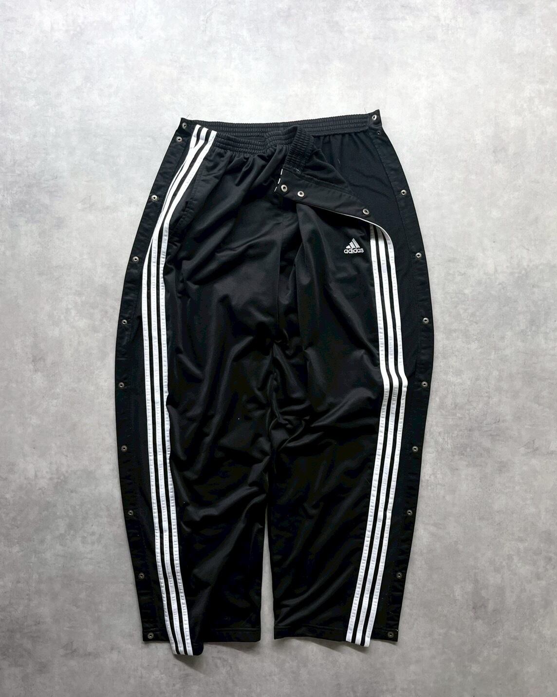 00s adidas Side-Snap 3stripe Truck pants