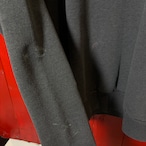 CROCES TOPHAT Barヴィンテージスウェット　ブラックフェード　バックプリント