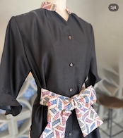 ワイドリボンkariyushiワンピース black