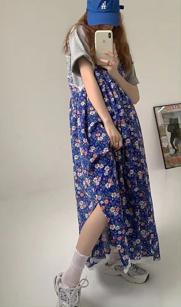 花柄タンクワンピース  AJ22008-915