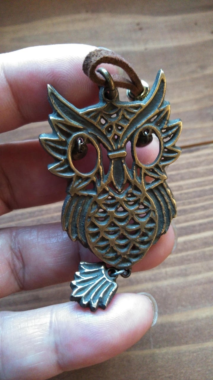 真鍮 フクロウ置物 美術品 真鍮 銅製 金属 フクロウ 梟 置物 10 8キロ
