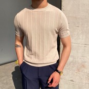 【BB87】Stripe Tee
