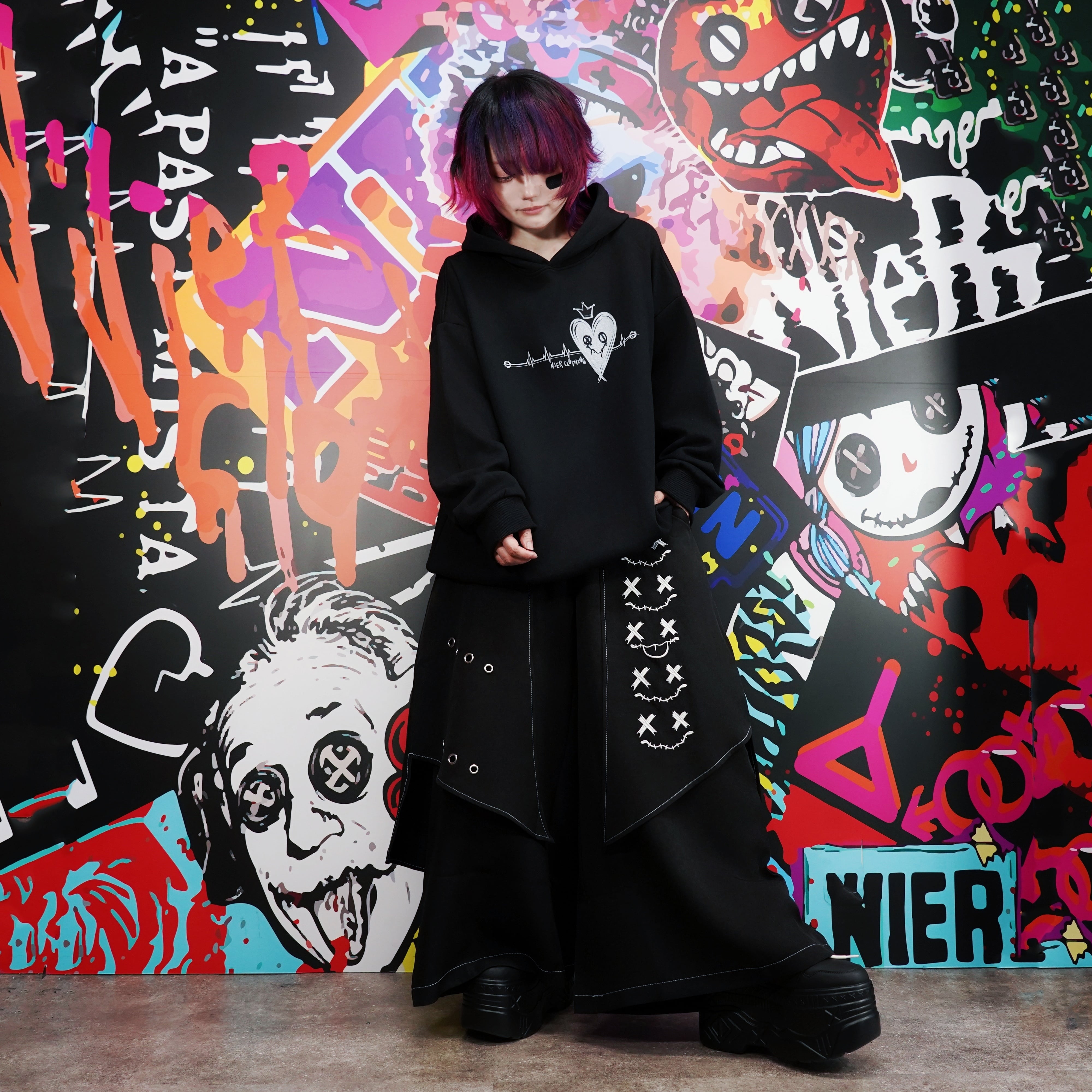 MEN'Sフラップ付きBIG SILHOUETTE WIDE PANTS【NIER FACE】 | NIER