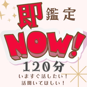 【120分】今すぐ！即鑑定