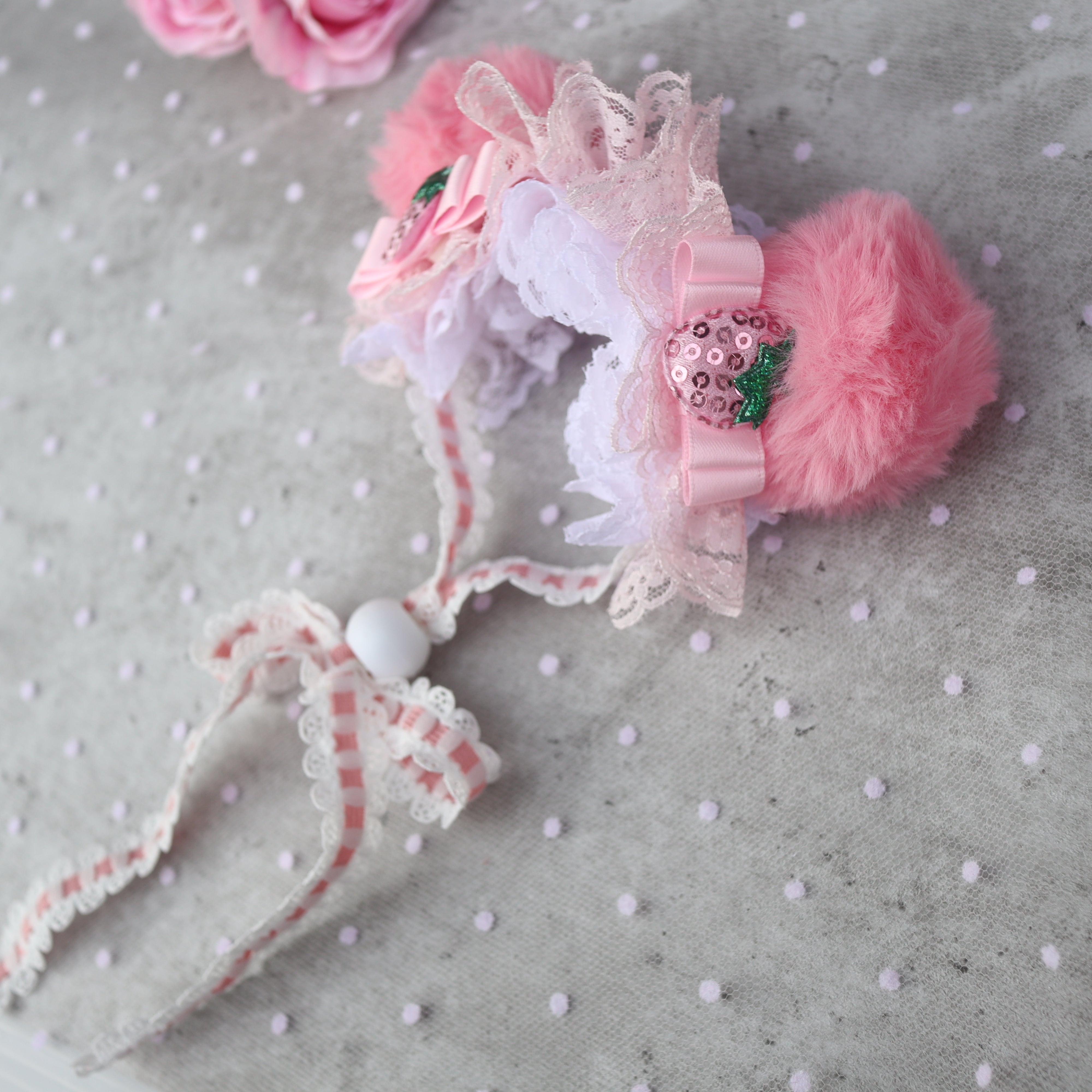 再入荷❣️❣️《新色》ベリーミルク／リボンを着せ替え♪