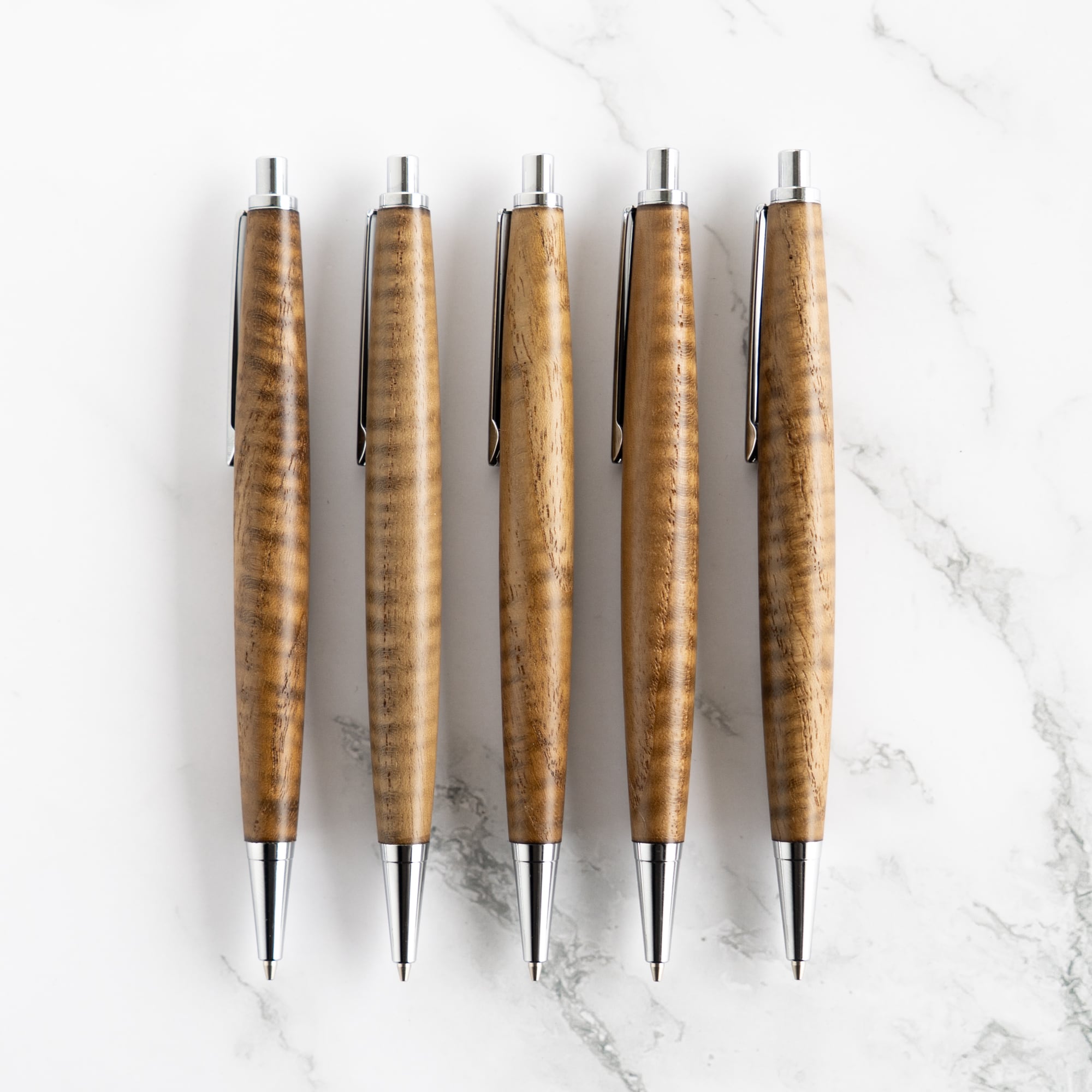 杢軸シャーペン】きはだ（黄檗） 「縮み杢」極上 / 0.5mmシャープ