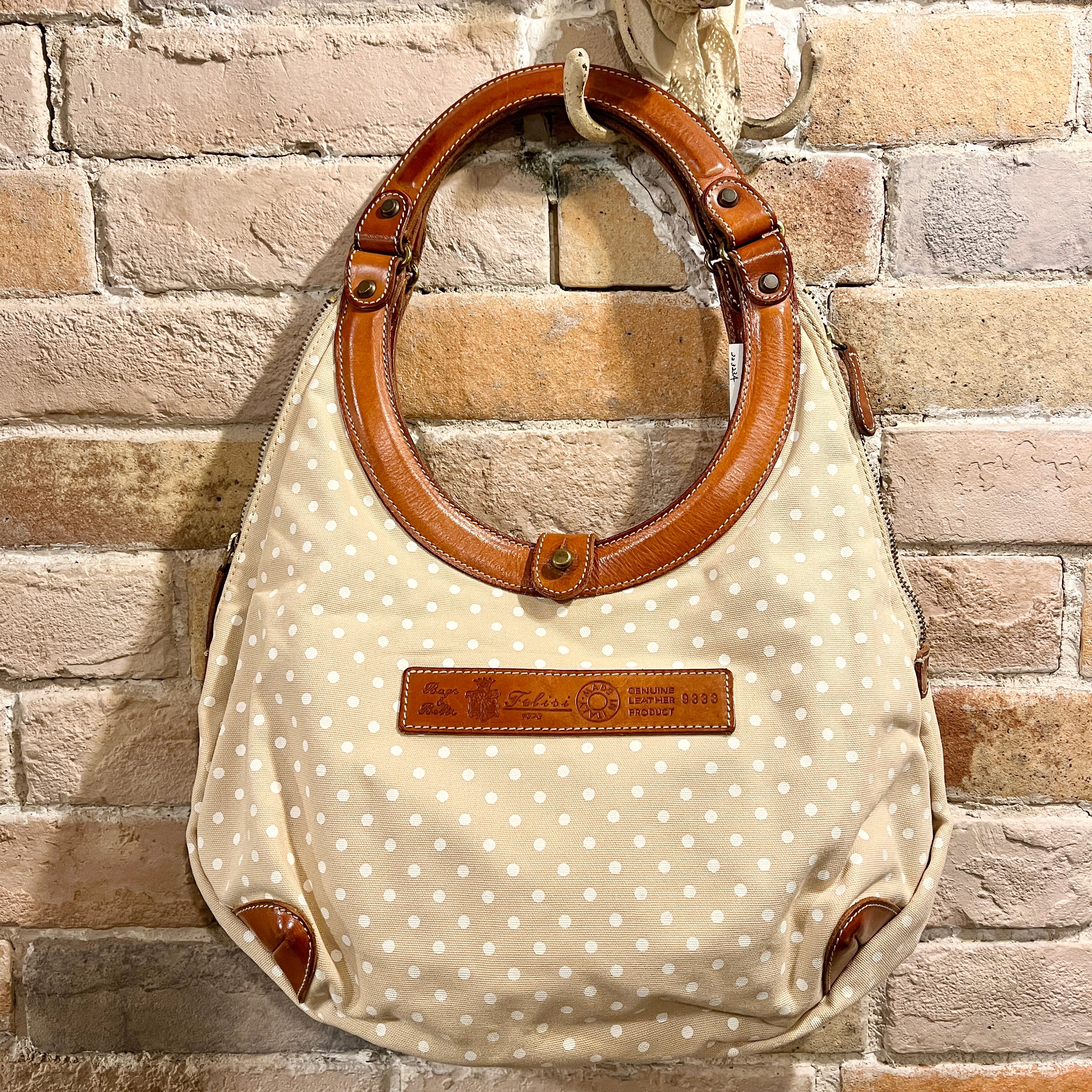 felisi フェリージ レディース サークルバッグ ドットアイボリー | anemone 