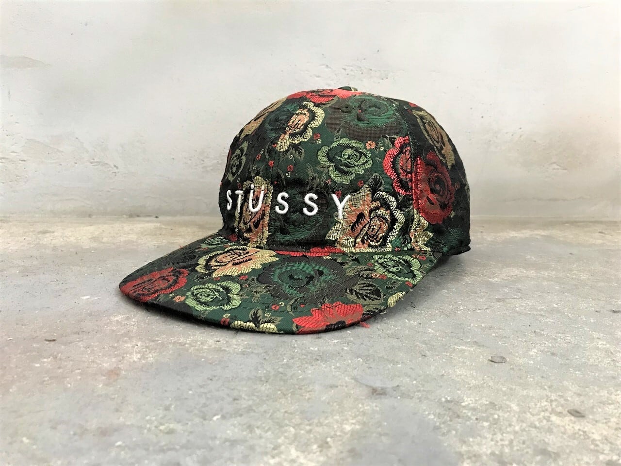 2017 Stussy floral pattern six panels cap