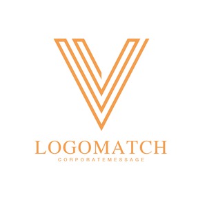 繊細につながるVのロゴ
