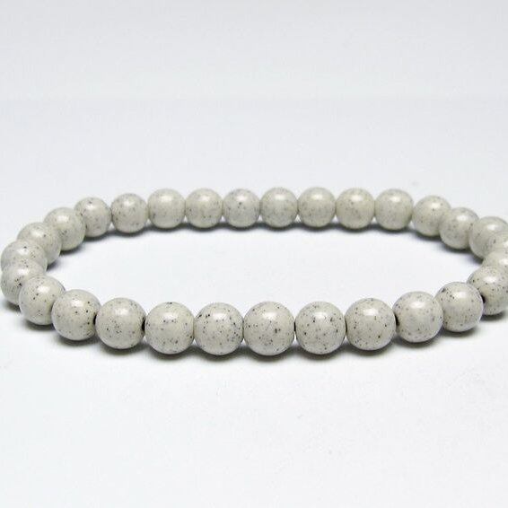 北投石 ブレスレット 6mm 一点物 メール便可 111-50326