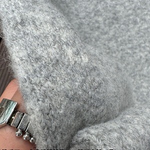 ルーズニットグレーフーディー　1056