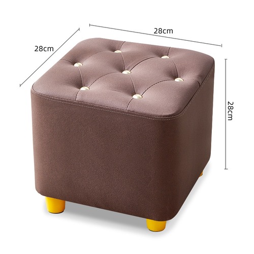 小さいスツール 無垢材 スツール 高さ28cm ５カラー ブルー ダークグレー ブラウン 家庭用 玄関椅子 靴用スツール コーヒーテーブル用スツール 大人用 子供用 小さなスツール リビングルーム用 ドア用スツール