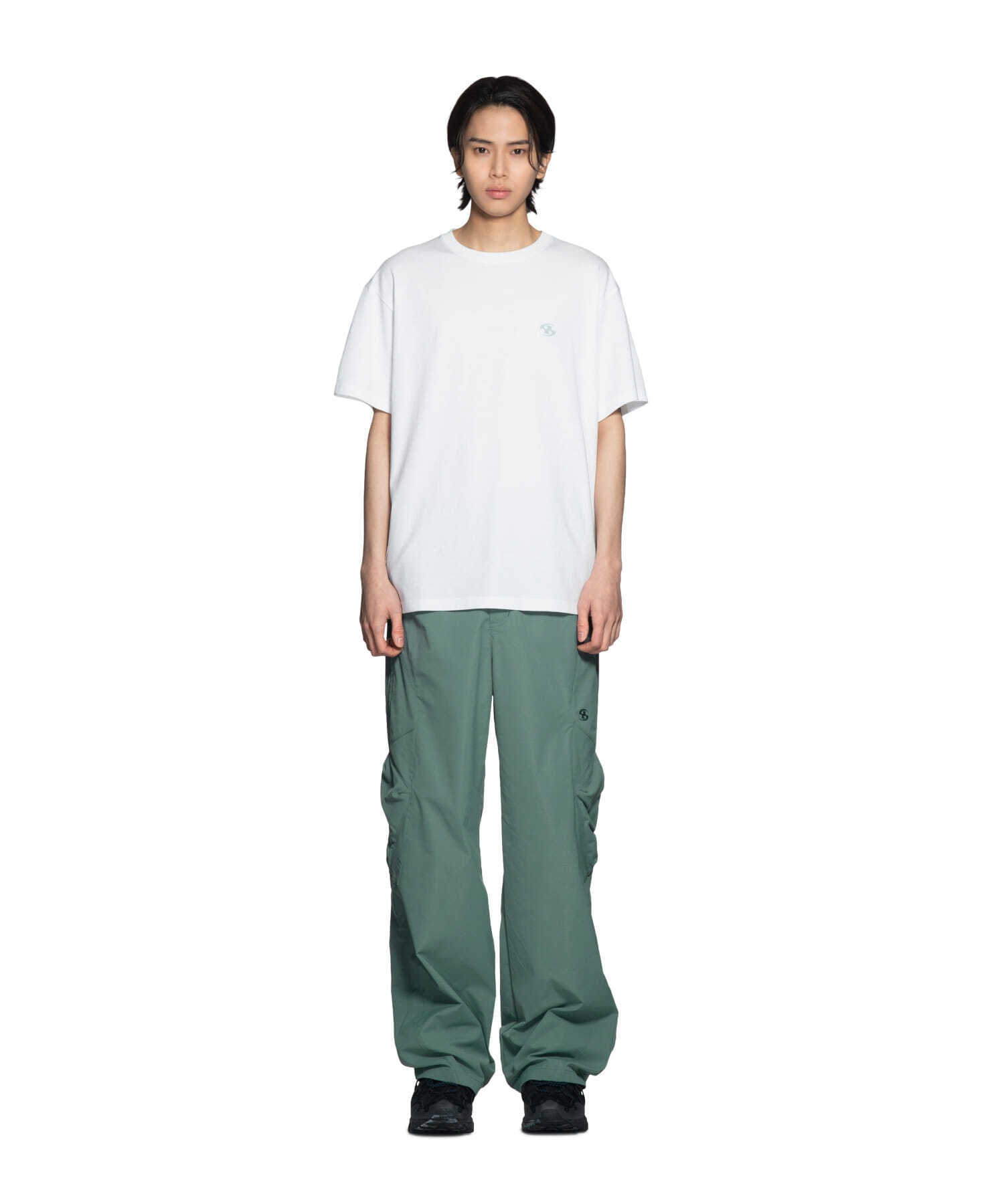 SAN SAN GEAR] 23SS CUBIC PANTS TEAL 正規品 韓国ブランド 韓国通販 