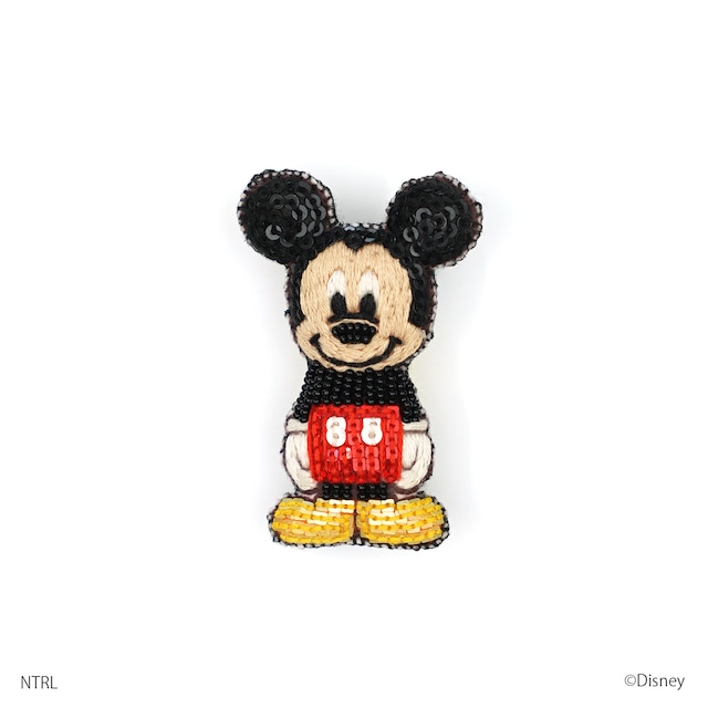 Disney刺繍ミニブローチ / Mickey Mouse