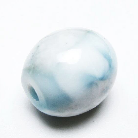 ラリマー パーツ ビーズ 穴あき アクセサリーパーツ ハンドメイド 一点物 メール便可 [M便 1/10] 112-11335