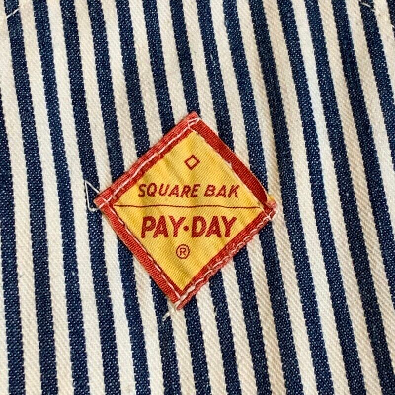 50's PAY DAY ペイデイ ヒッコリーオーバーオール ワークウェア