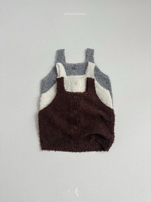 【予約】Ecru Knit Vest / atomeme