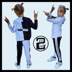 ZEBABY TWO TONE PARKER AND SWEAT PANTS SET（税込み）