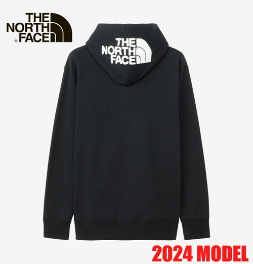 ノースフェイス パーカー スウェット ジップアップ THE NORTH FACE リアビューフルジップフーディ NT12442 ブラック